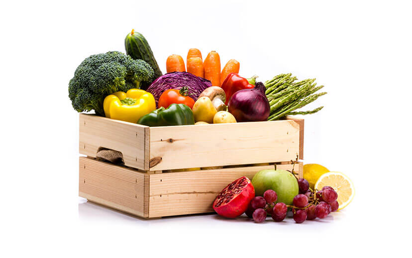 Give at least 5 portions of a variety of fruit and vegetables every day