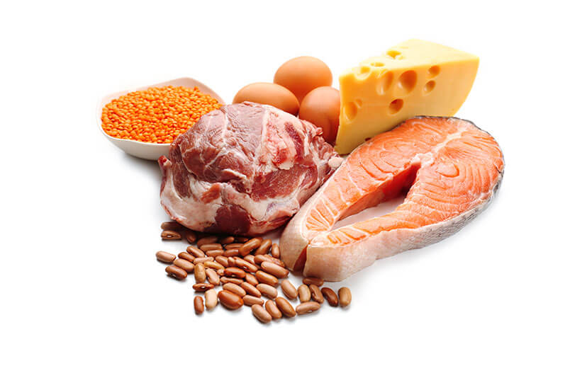 Try to include beans, pulses, fish, eggs, meat and other proteins in the meal